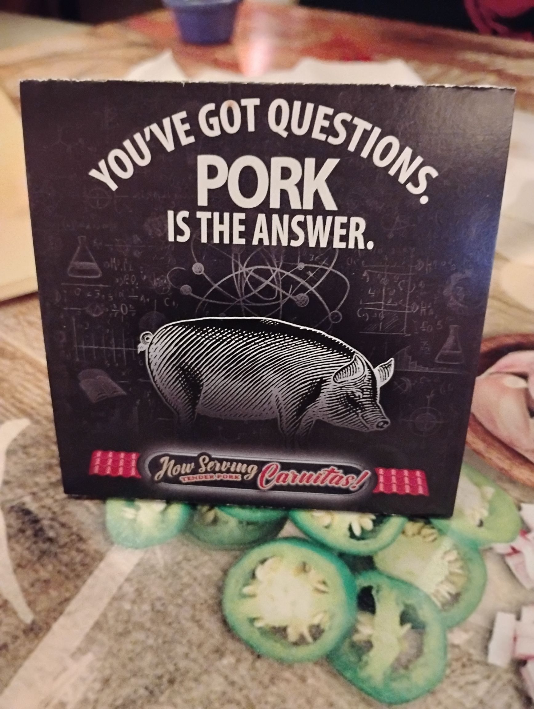 GOTQUEsy Ql oy PORK ISTHE ANSWER