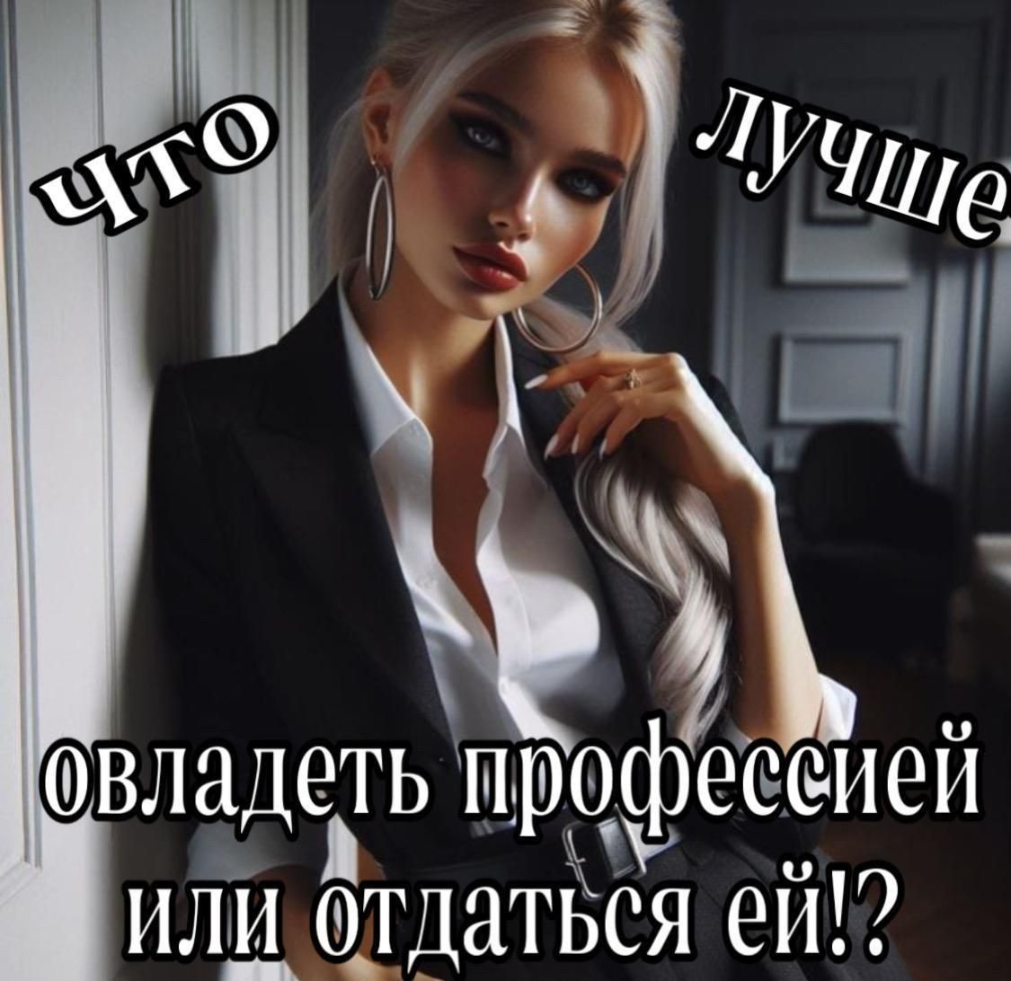 овладеть прюфессиеи ИЛИ тдаться ей