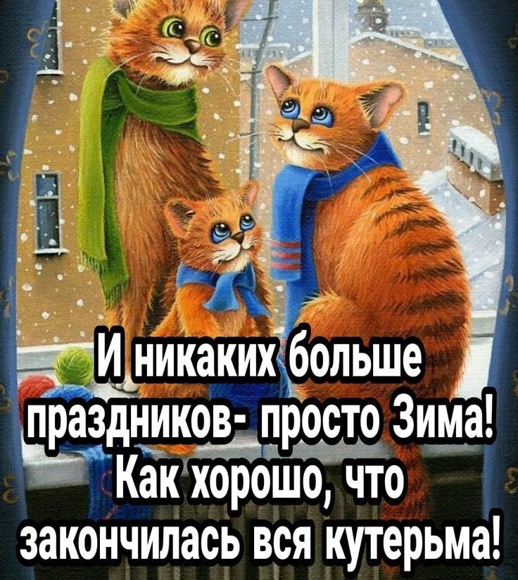 П никаких больше праздников просто Зима Какхорошо что закончилась вся кутерьма