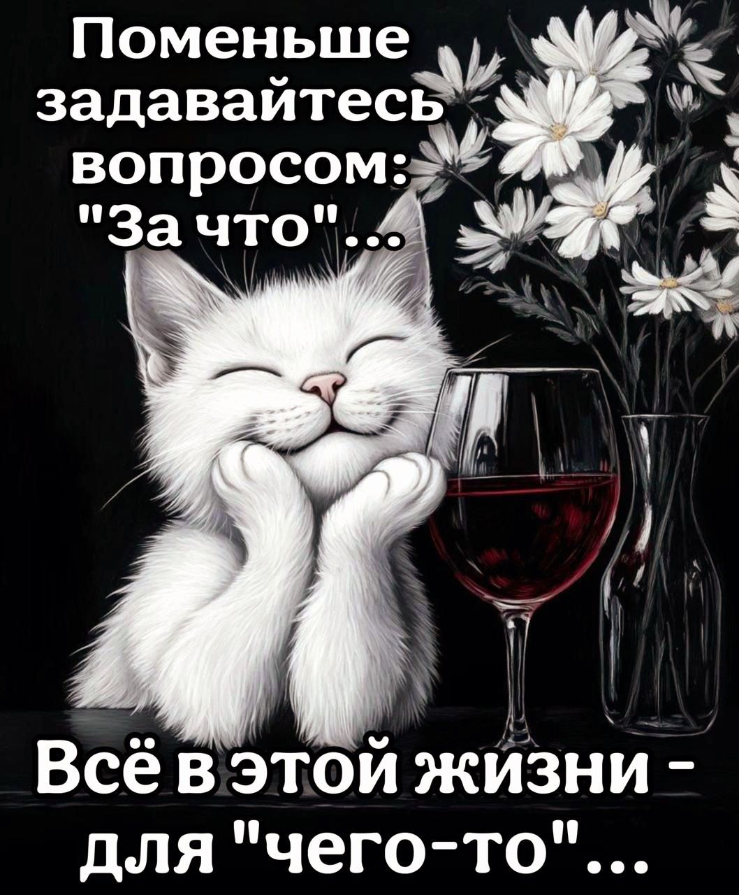 Поменьше РОар задавайтесь вопросом За что4 Всё вэтой жизни для чего то