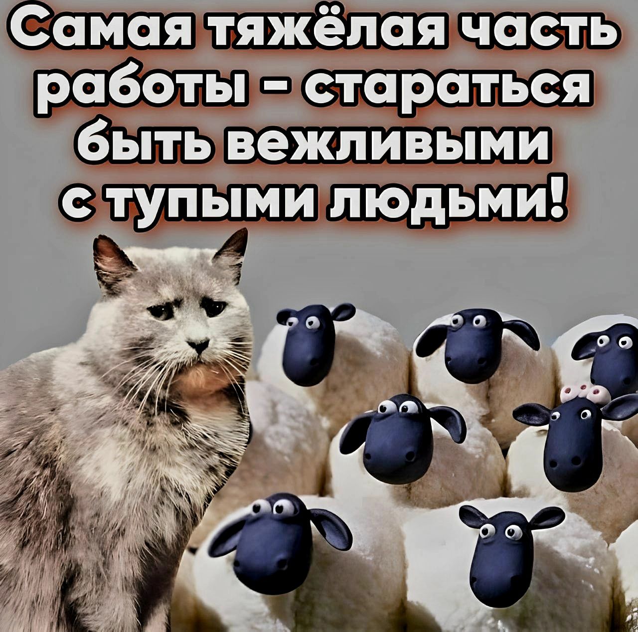 тяжёлаячасть работы стараться бытьвежливыми