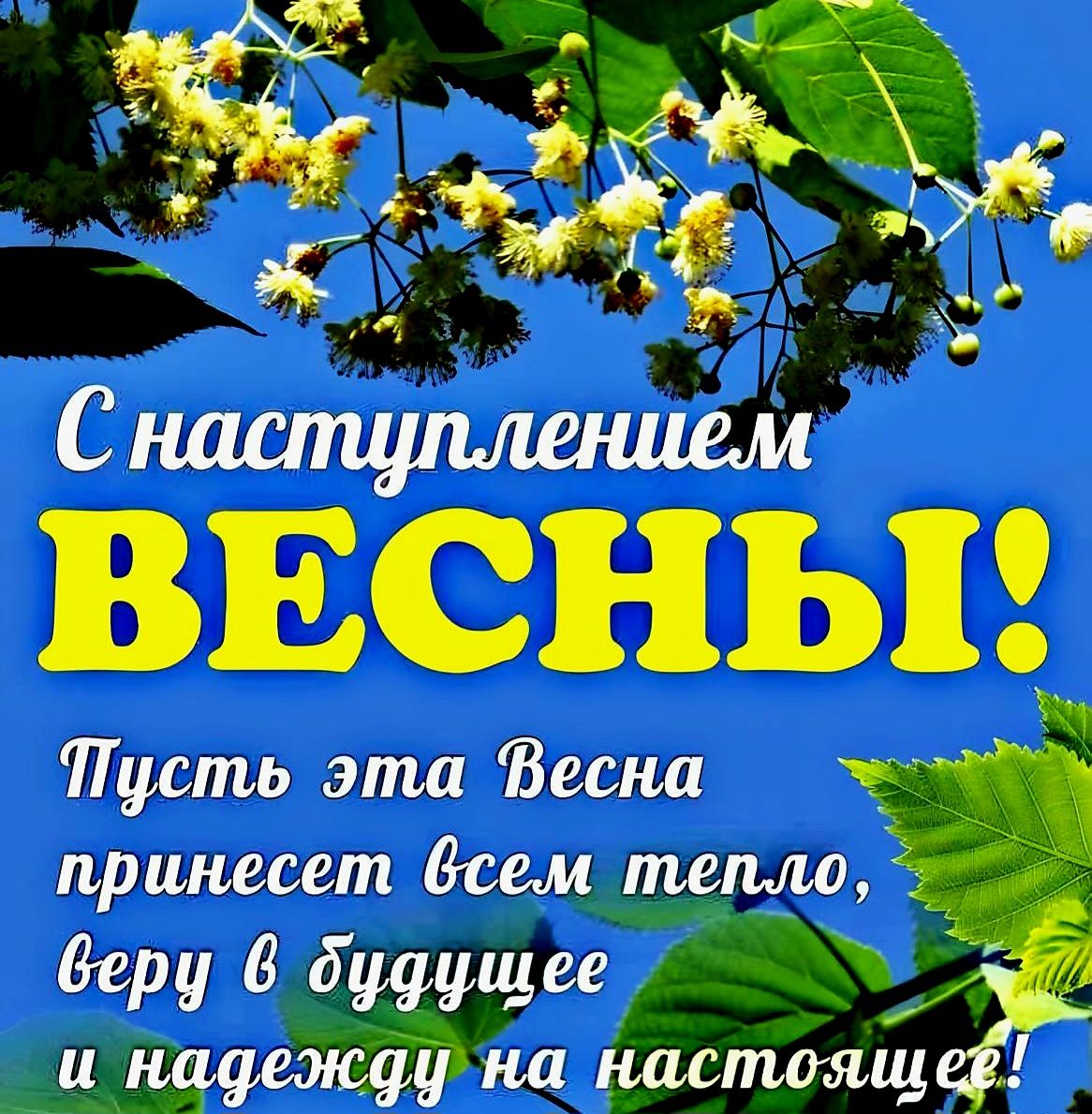 ВЕСНЬ 3 Тусть эта Весна принесет всем теп ло беру 6 будущее Ъ и надежацина настоящей