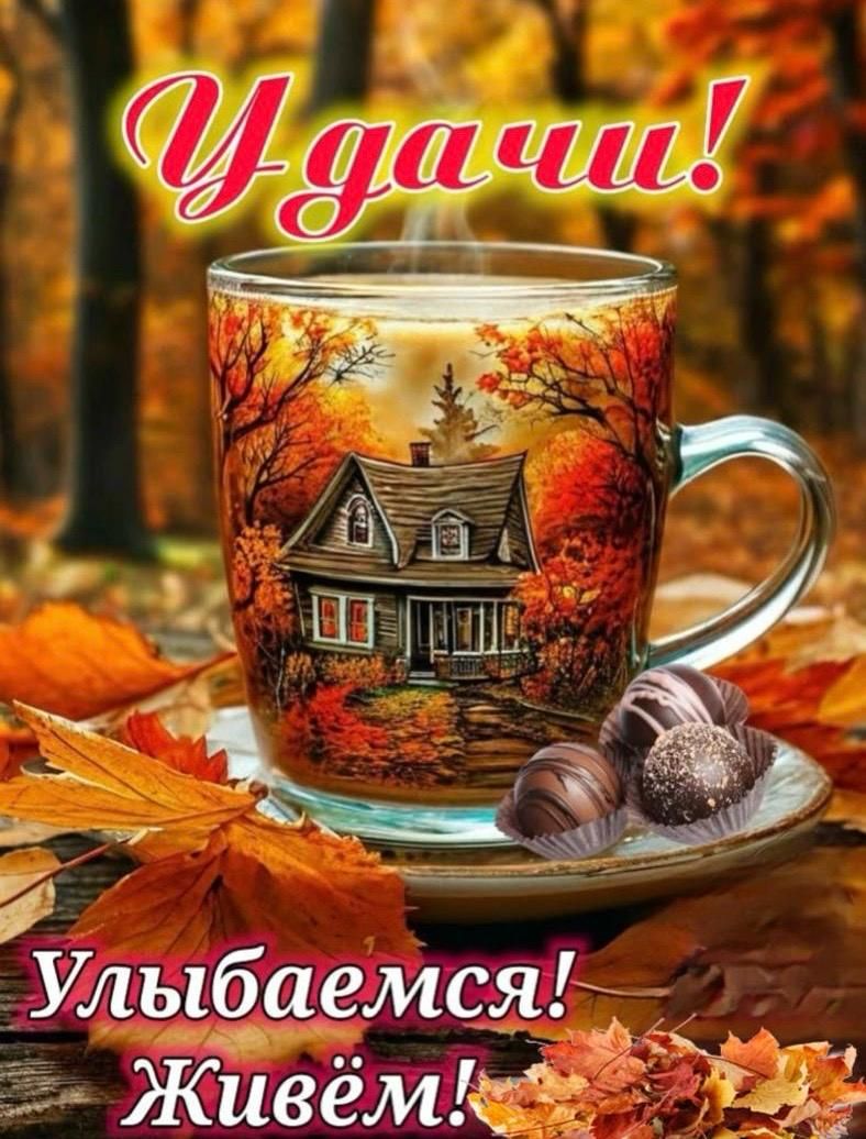 Удачи! Улыбаемся! Живём!