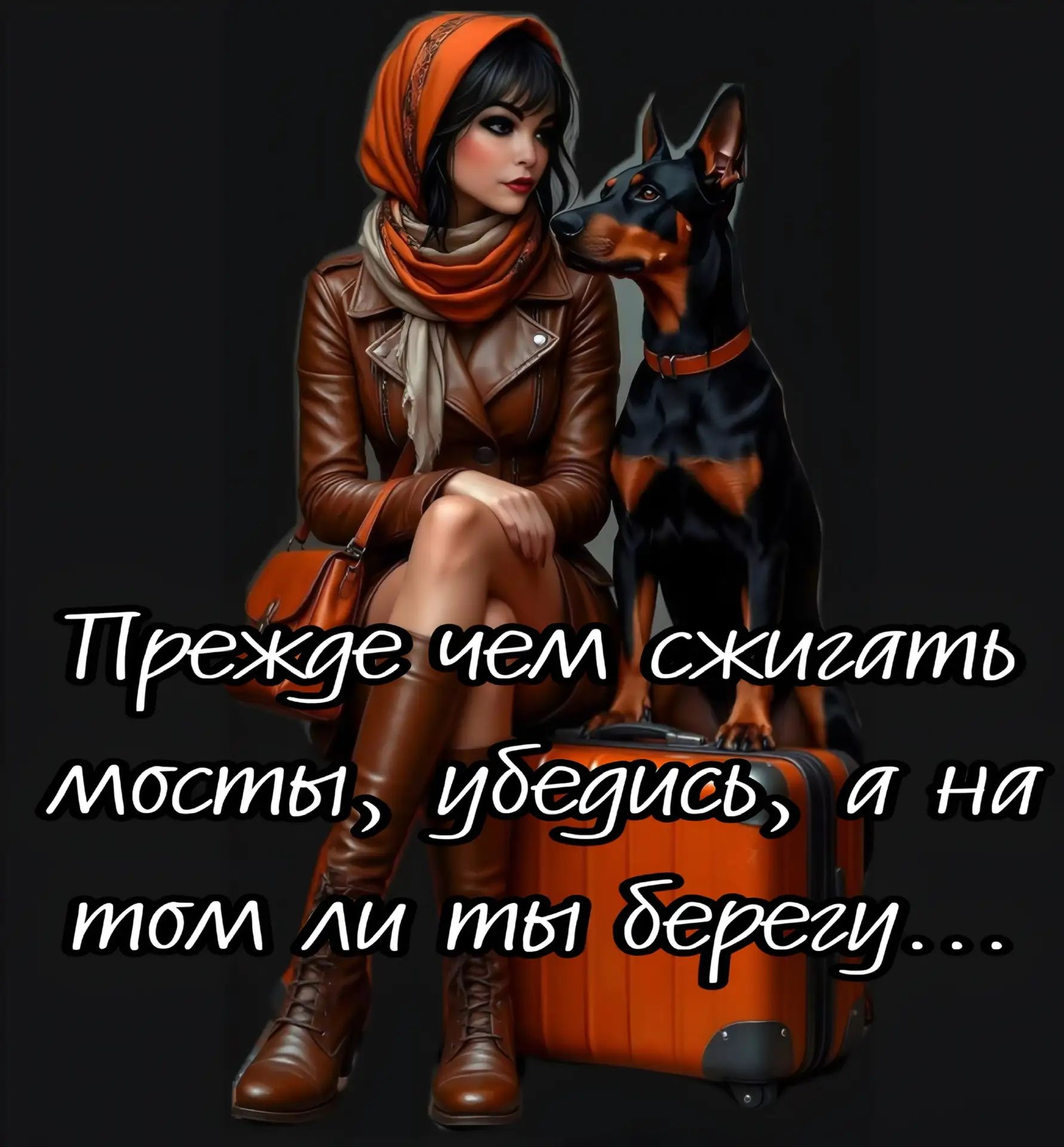 Прежде чем сжигать мосты, убедись, на том ли ты берегу...