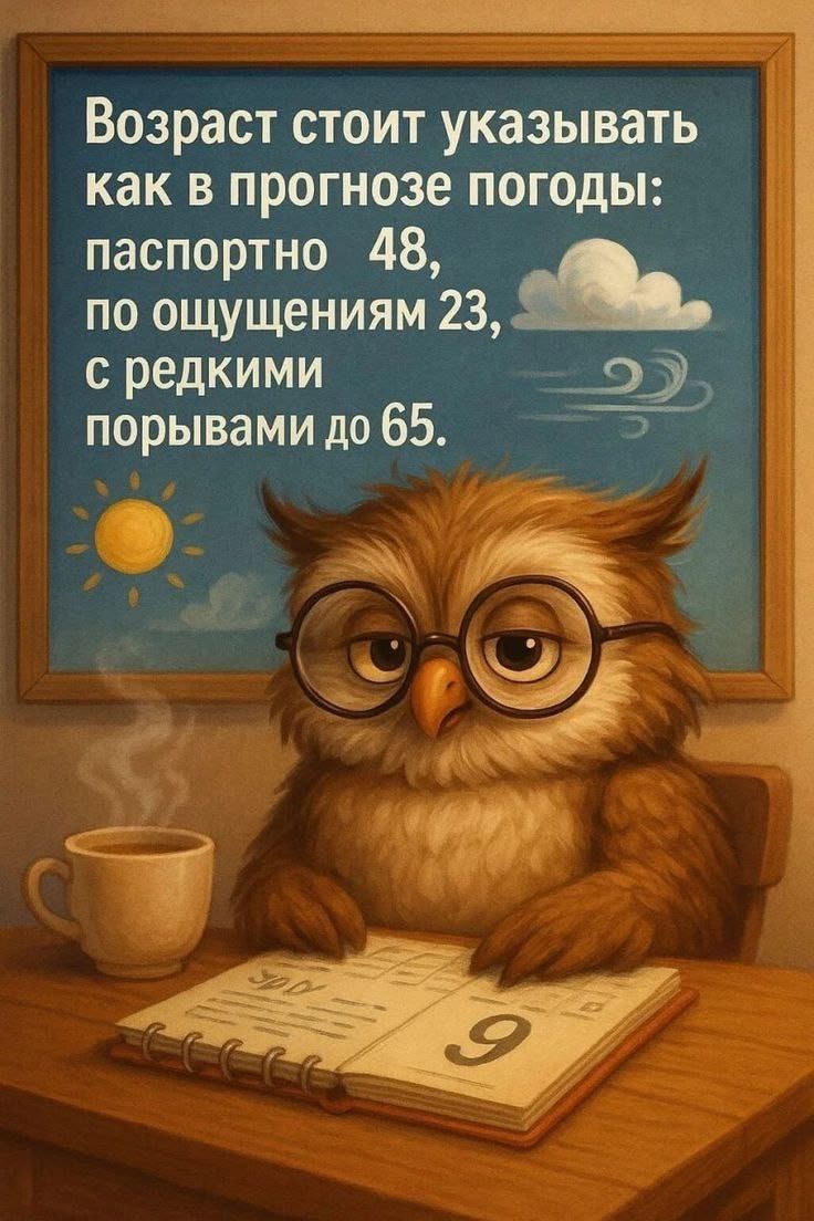 Возраст стоит указывать как в прогнозе погоды: паспортно 48, по ощущениям 23, с редкими порывами до 65.