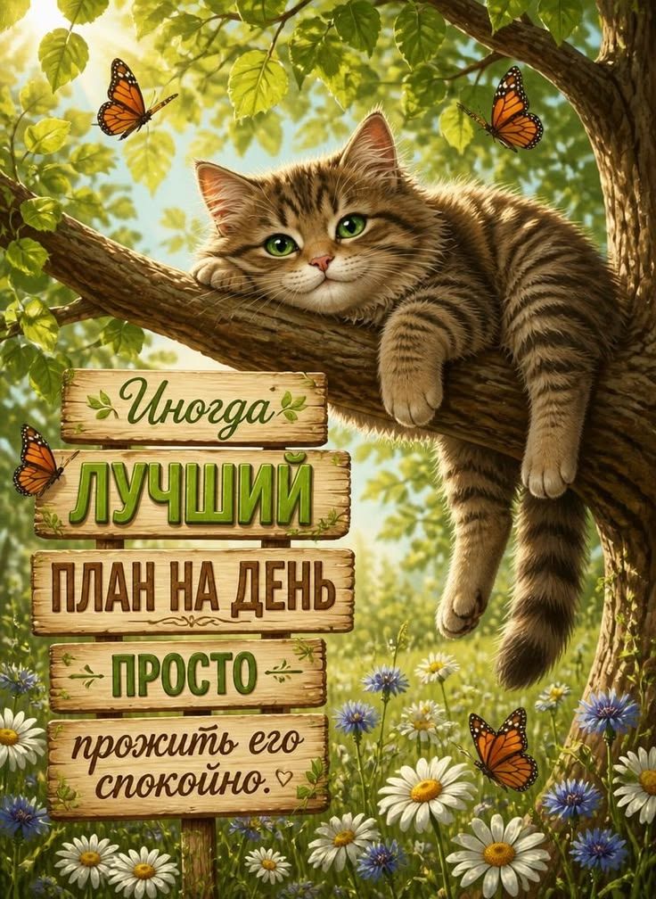 Иногда лучший план на день просто прожить его спокойно.