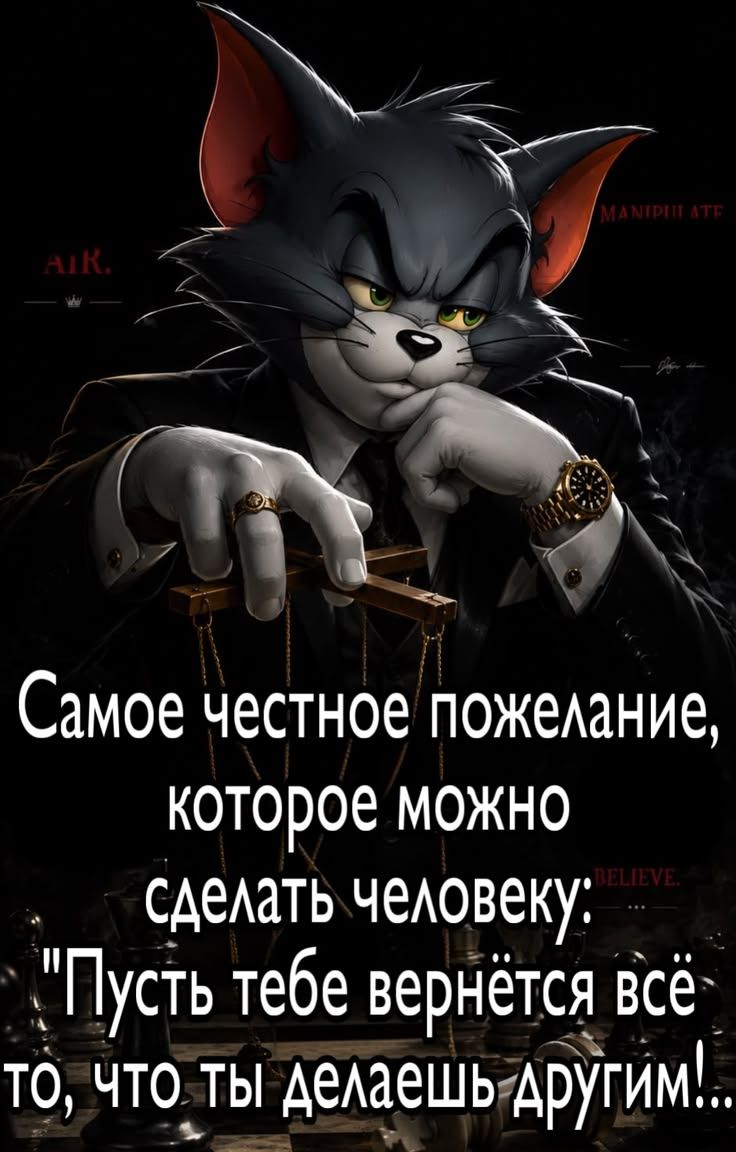 Самое честное пожелание, которое можно сделать человеку: 