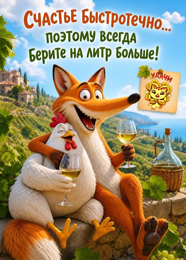 Счастье быстротечно... поэтому всегда берите на литр больше! Удачи
