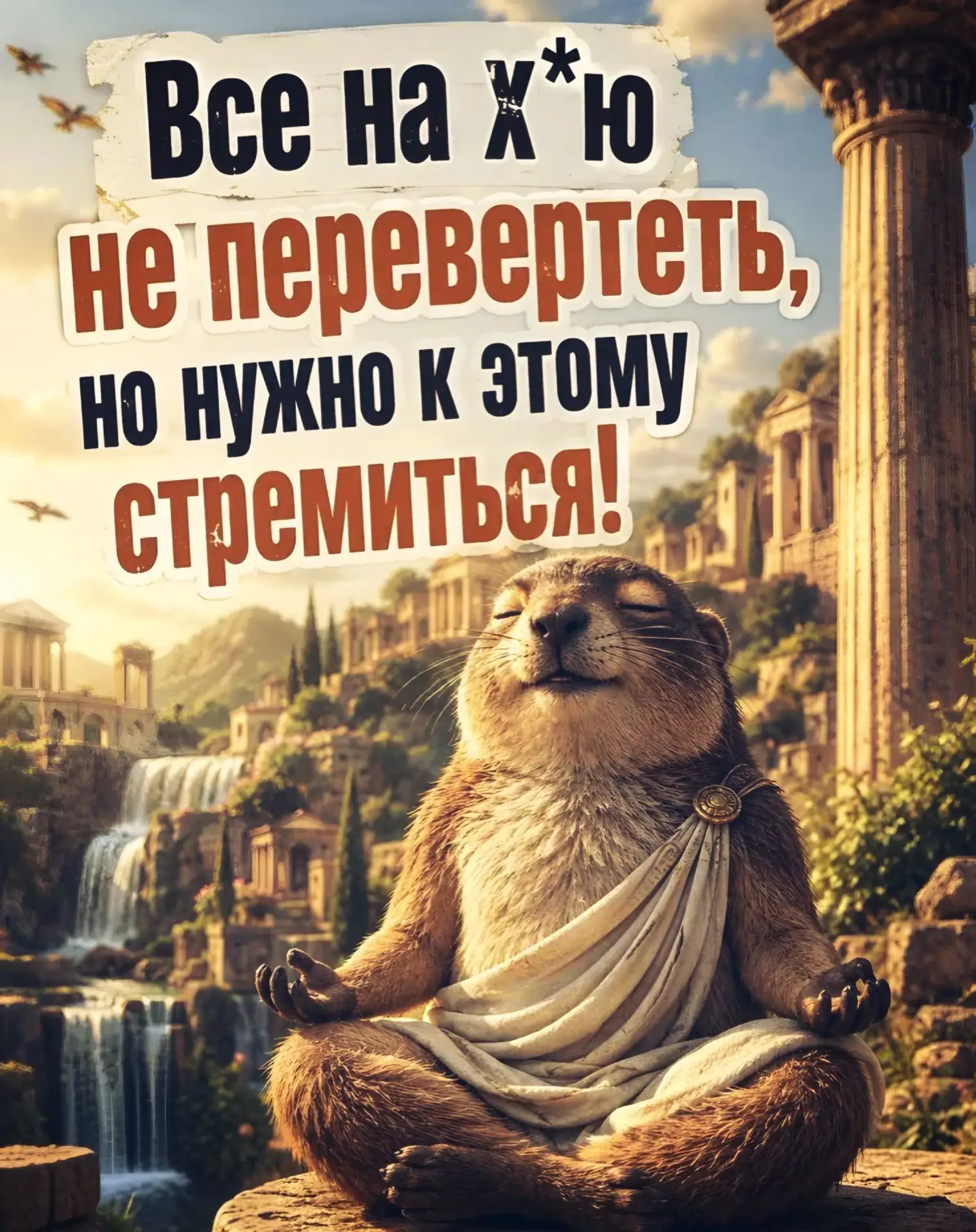 Все на х*ю не перевертеть, но нужно к этому стремиться!