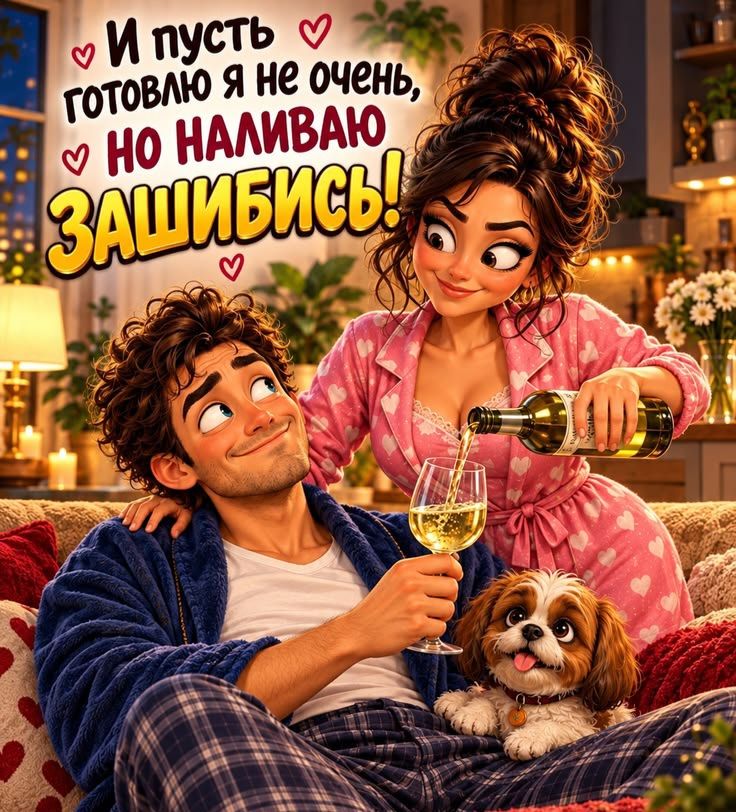И пусть готовлю я не очень, но наливаю ЗАШИБИСЬ!