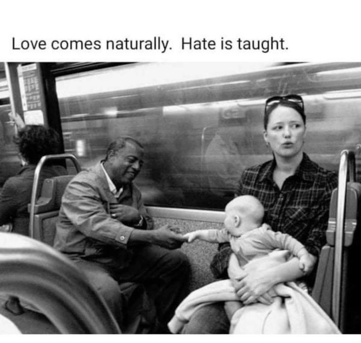 Love comes naturally Hate is tau