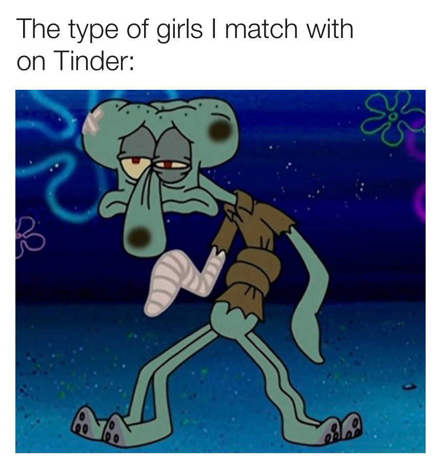 The type of girls match with on Tinder