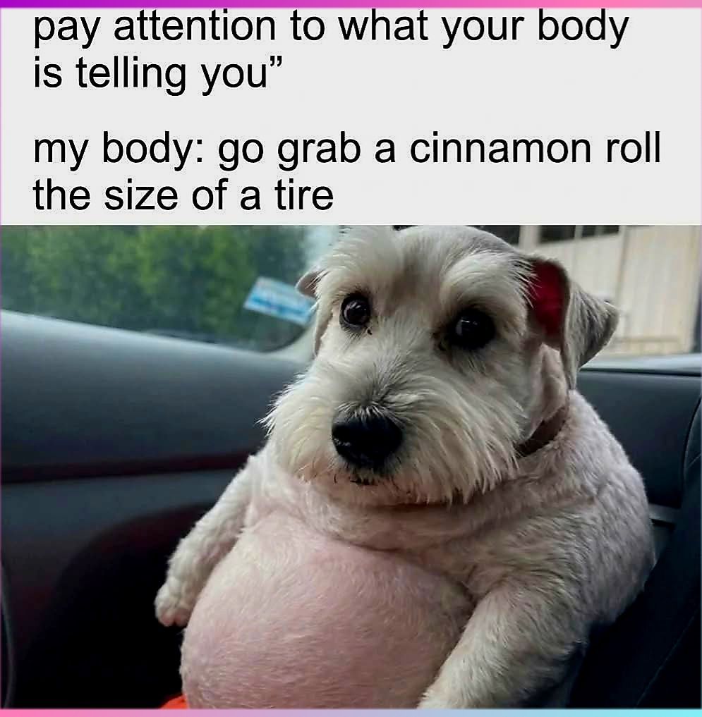pay attention to what your body is telling you