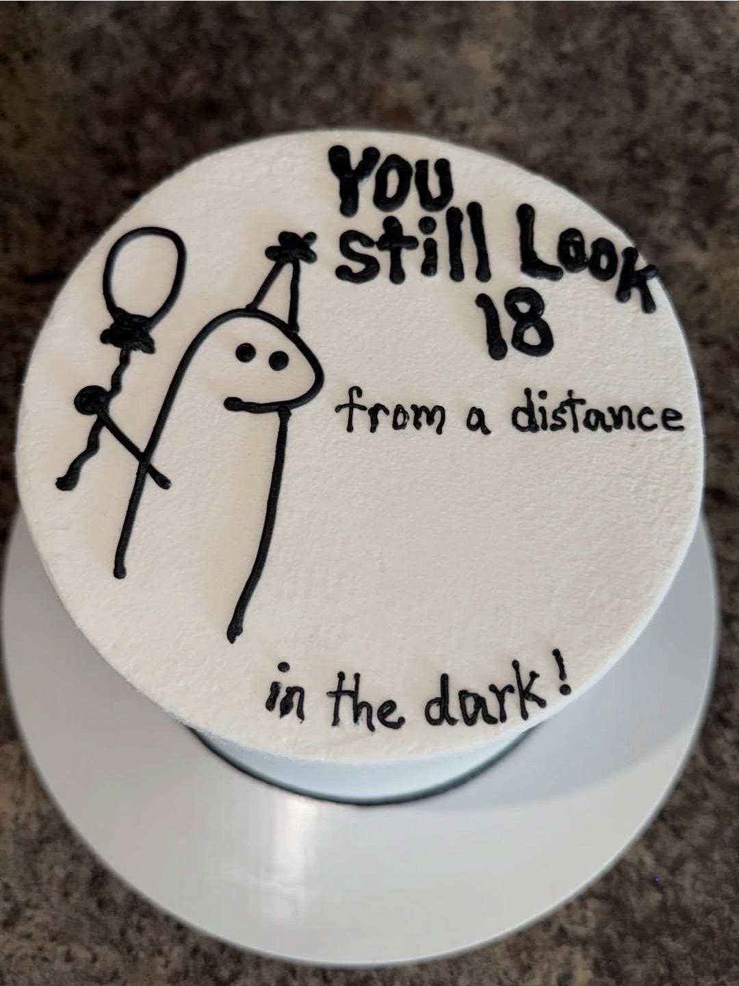 You still Look 18 from a distance in the dark!