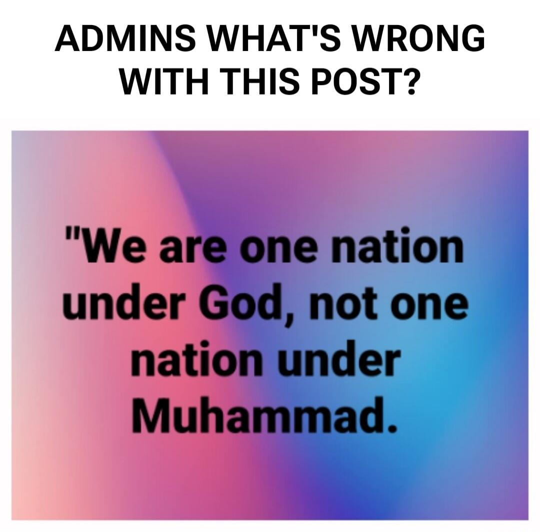 ADMINS WHAT'S WRONG WITH THIS POST? 