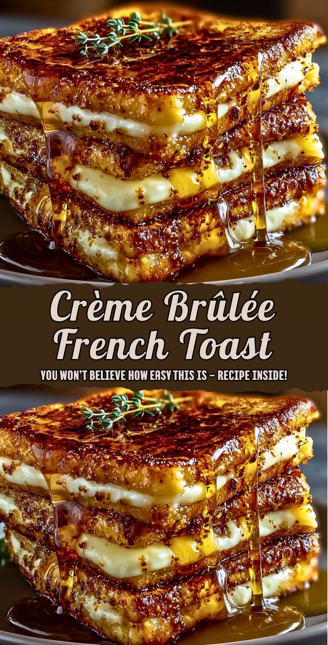 Crème Brûlée French Toast
You won't believe how easy this is – recipe inside!