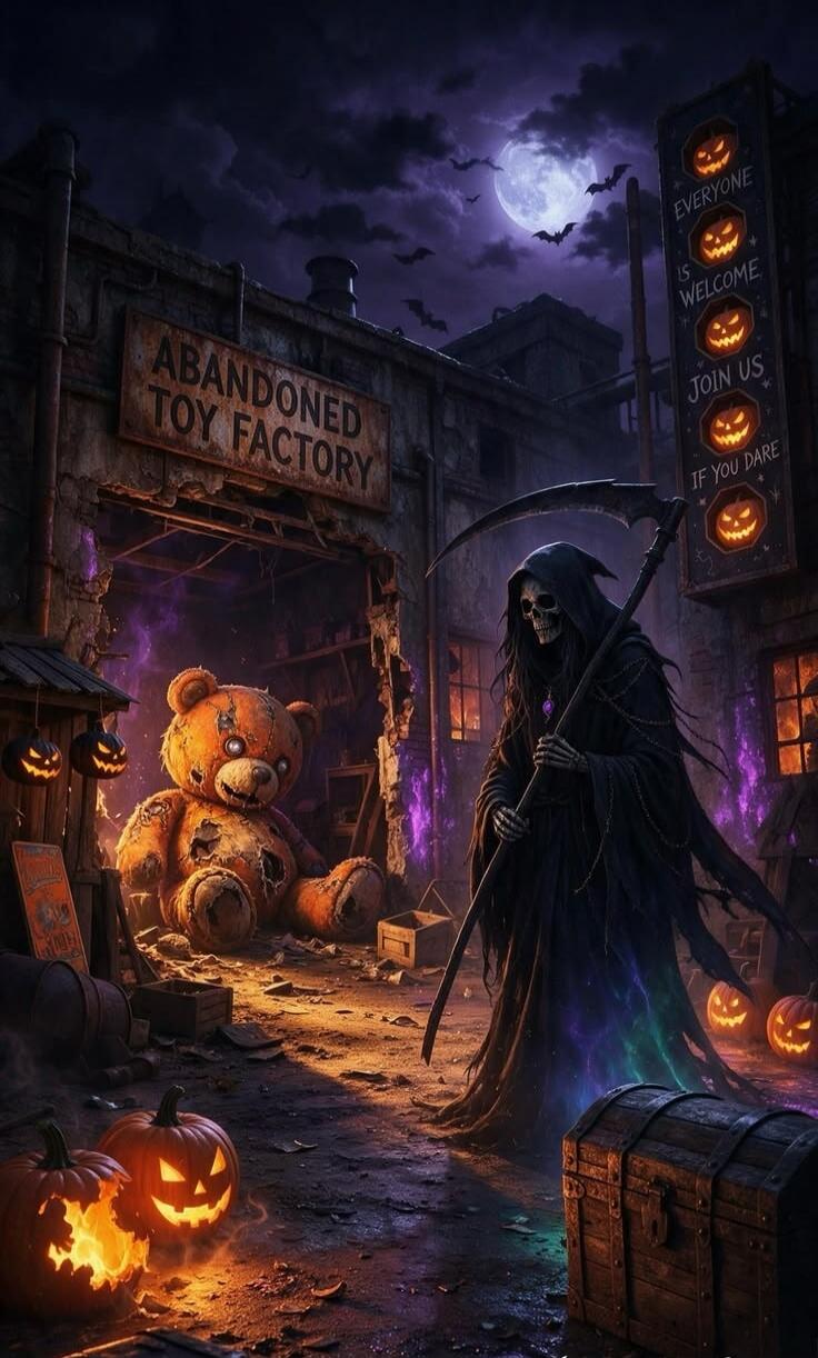 ABANDONED TOY FACTORY, EVERYONE IS WELCOME, JOIN US IF YOU DARE