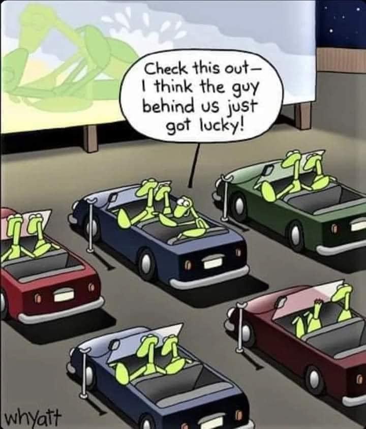 just think the guy got lucky behind us 2 o 9 X v v o U