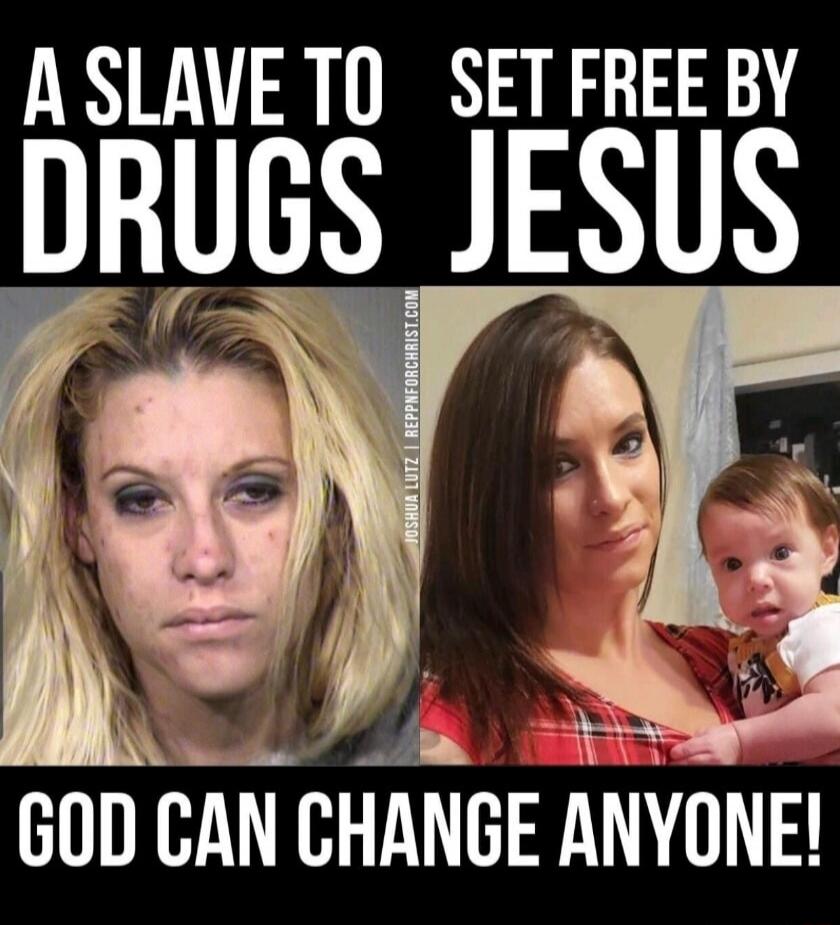 A SLAVE TO DRUGS   SET FREE BY JESUS   GOD CAN CHANGE ANYONE!