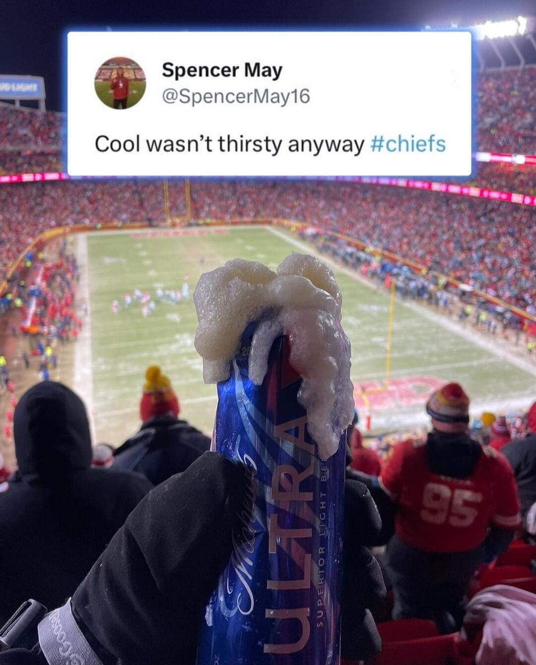 SpencevMay Cool wasnt thirsty anyway