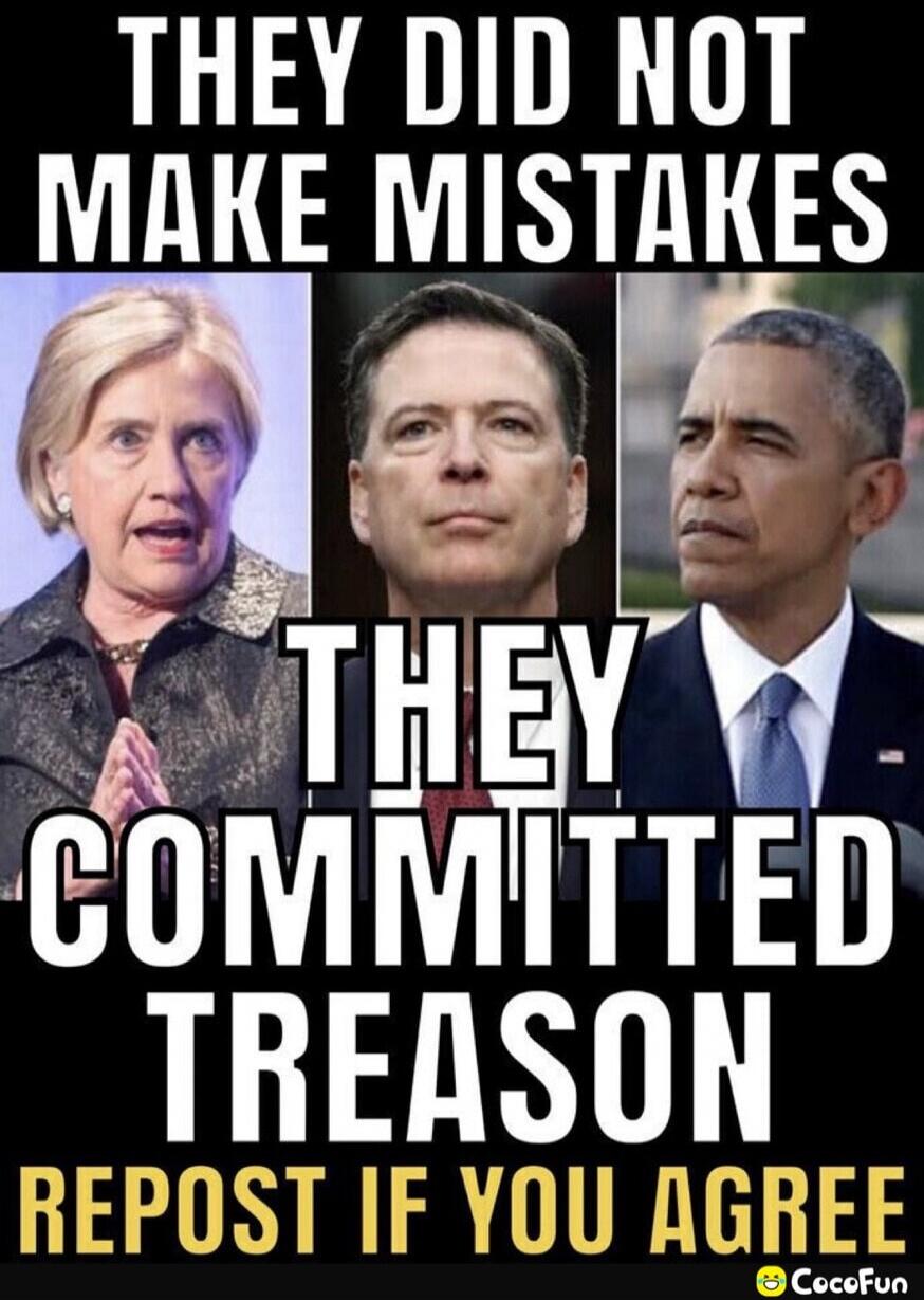 THEY DID NOT MAKE MISTAKES THEY COMMITTED TREASON REPOST IF YOU AGREE