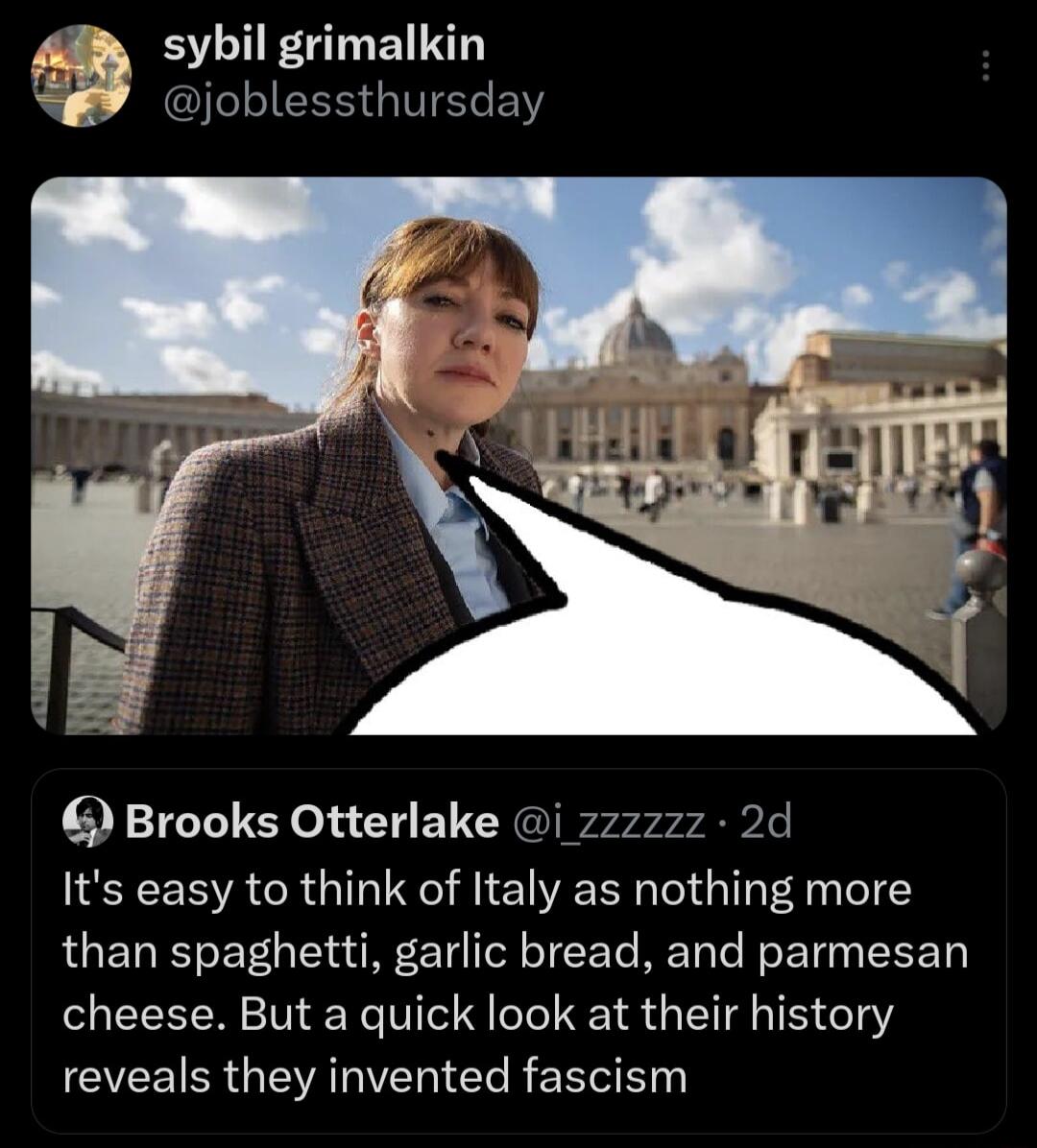 sybil grimalkin R G Brooks Otterlake i 777777 2d Its easy to think of Italy as nothing more than spaghetti garlic bread and parmesan cheese But a quick look at their history CVEEIER VAT IVET e R Kol