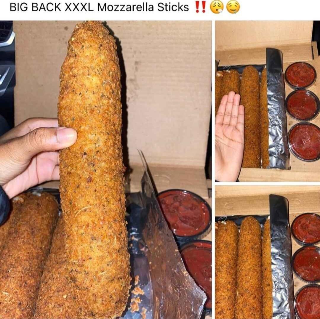 BIG BACK XXXL Mozzarella Sticks J