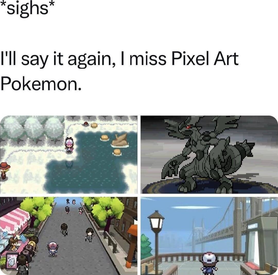 sighs Ill say it again miss Pixel Art Pokemon S B B o Wg X