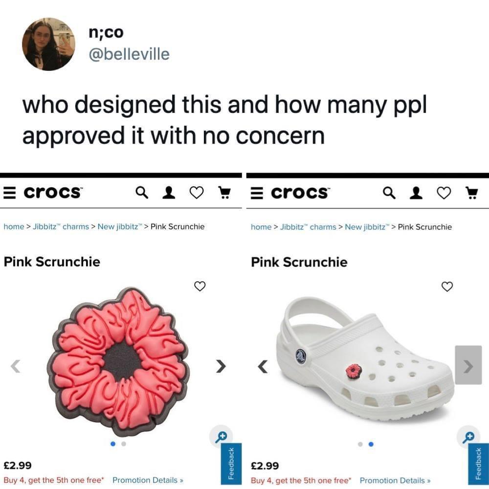 nco belleville who designed this and how many ppl approved it with no concern Crocs Q 2 O w crocs Q 2 O w home Jibbitz charms New jibbitz Pink Scrunchie home Jibbitz charms New jibbitz Pink Scrunchie Pink Scrunchie Pink Scrunchie 299 299 Buy 4 get the 5th one free Promotion Details Buy 4 get the 5th one free Promotion Details