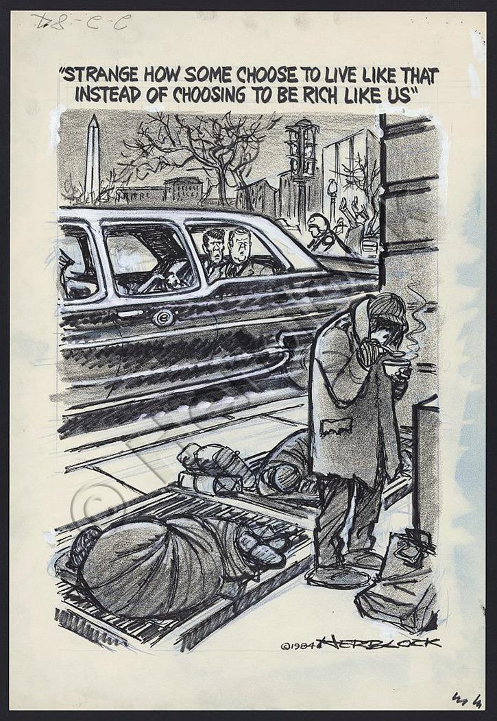 STRANGE HOW SOME CHOOSE TO LIVE LIKE THAT INSTEAD OF CHOOSING TO BE RICH LIKE US i