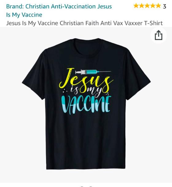 Brand Christian Anti Vaccination Jesus Is My Vaccine Jesus Is My Vaccine Christian Faith Anti Vax Vaxxer T Shirt th Jexiis sOm 0 VACCiE