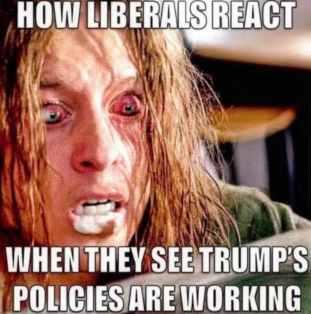 HOW LIBERALS REACT WHEN THEY SEE TRUMP'S POLICIES ARE WORKING