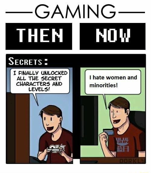 GAMING THEN Now SECRETS I FINALLY UNLOCKED ALL TUE SECRET