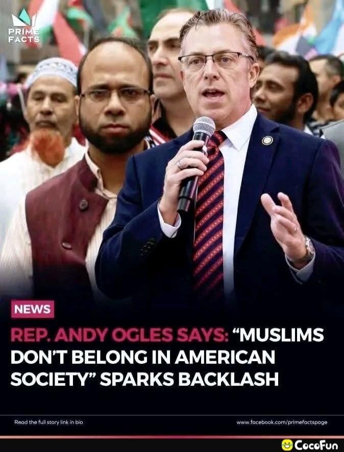 PRIME FACTS NEWS REP. ANDY OGLES SAYS: 