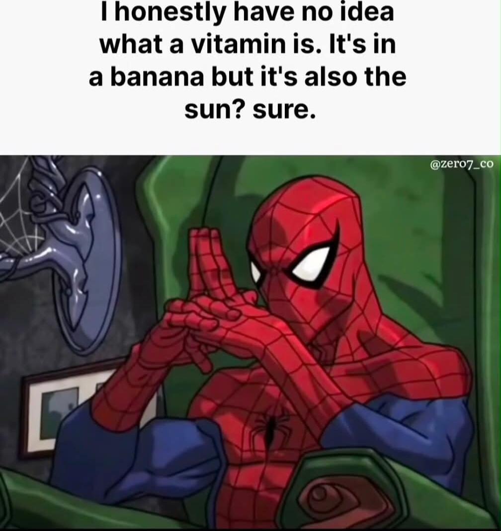 I honestly have no idea what a vitaminiis Its in abanana butiits also the sun sure