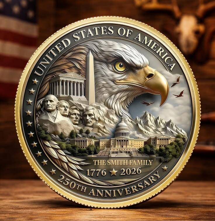 UNITED STATES OF AMERICA THE SMITH FAMILY 1776 2026 250TH ANNIVERSARY