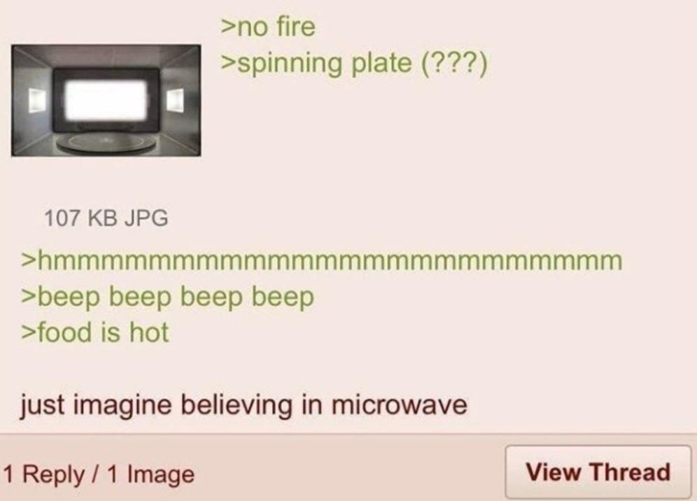 no fire spinning plate 7 107 KB JPG hmmmmmmmmmmmmmmmmmmmmmmmm beep beep beep beep food is hot just imagine believing in microwave 1 Reply 1 Image View Thread