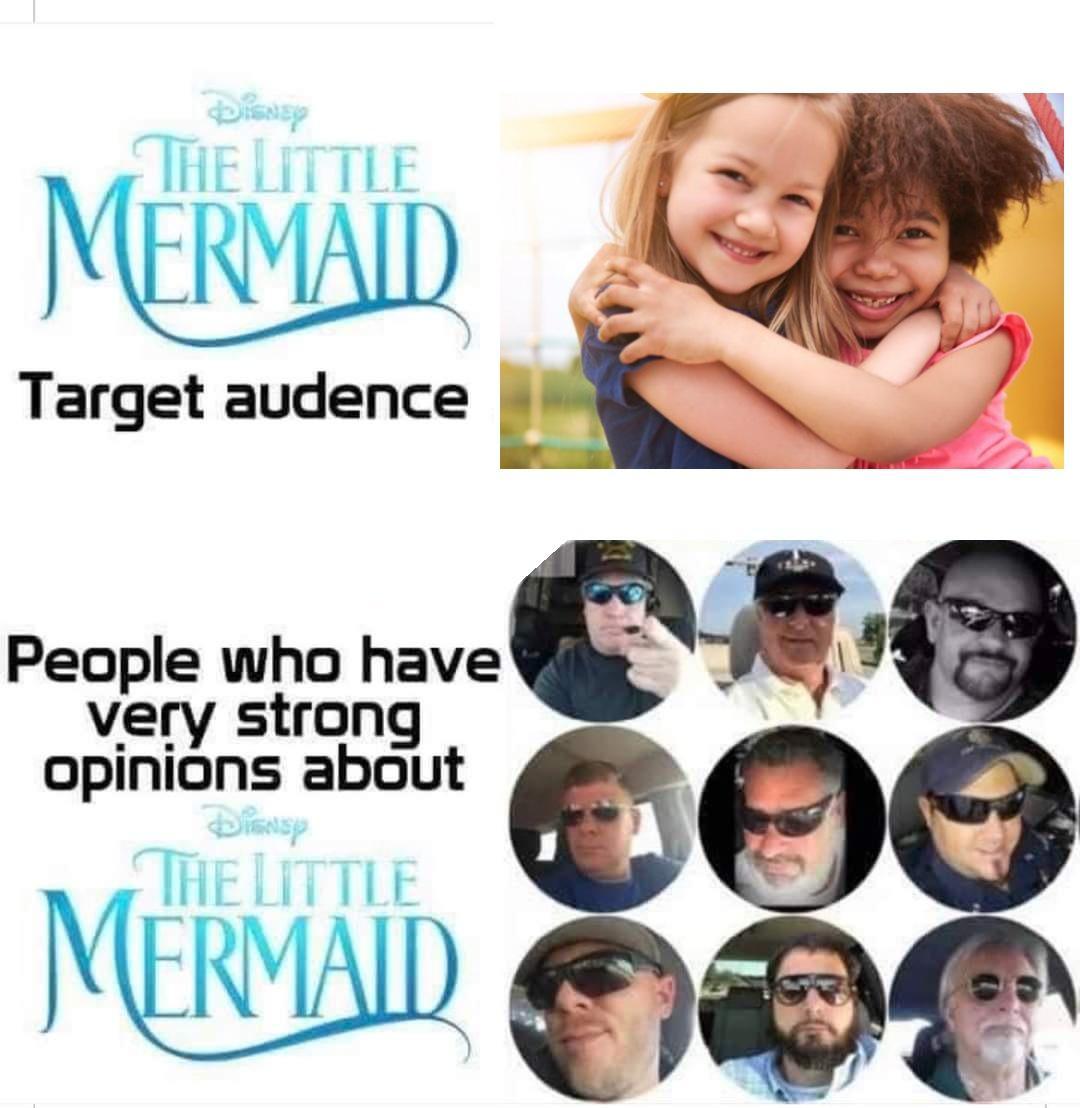 Target audence k People who haveM very strong opinions abaut e r THE LITTLE THE LITTLE e MEVAD S