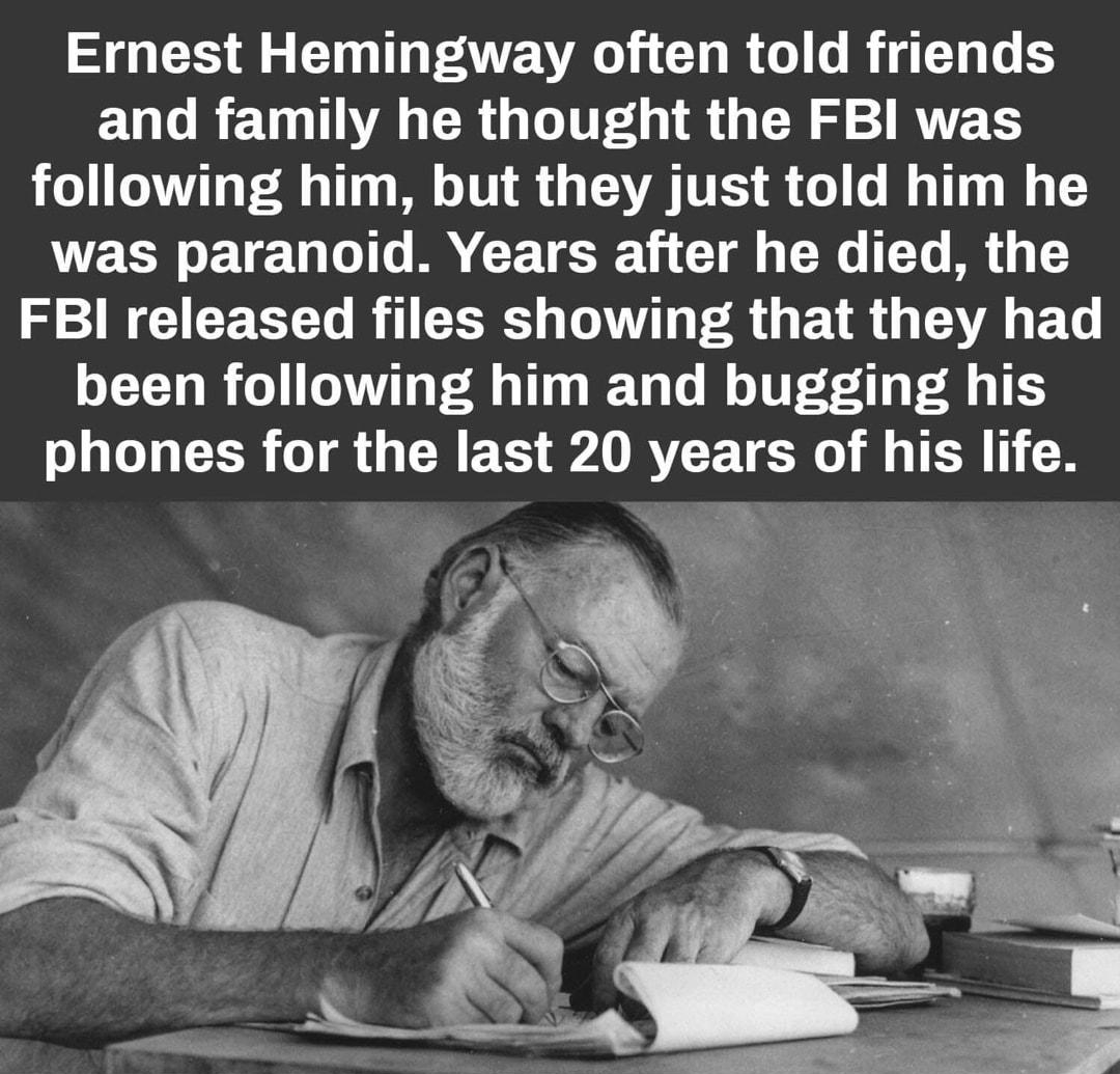 SO T PEVENR CLRGIL R LT EGGRET VA CRGU TG IR G ER S RTE TS following him but they just told him he VBN ETEUGIT I CETEET G TR T B Y 3 WG CERET R EER TV R G ETR VA EL been following him and bugging his phones for the last 20 years of his life