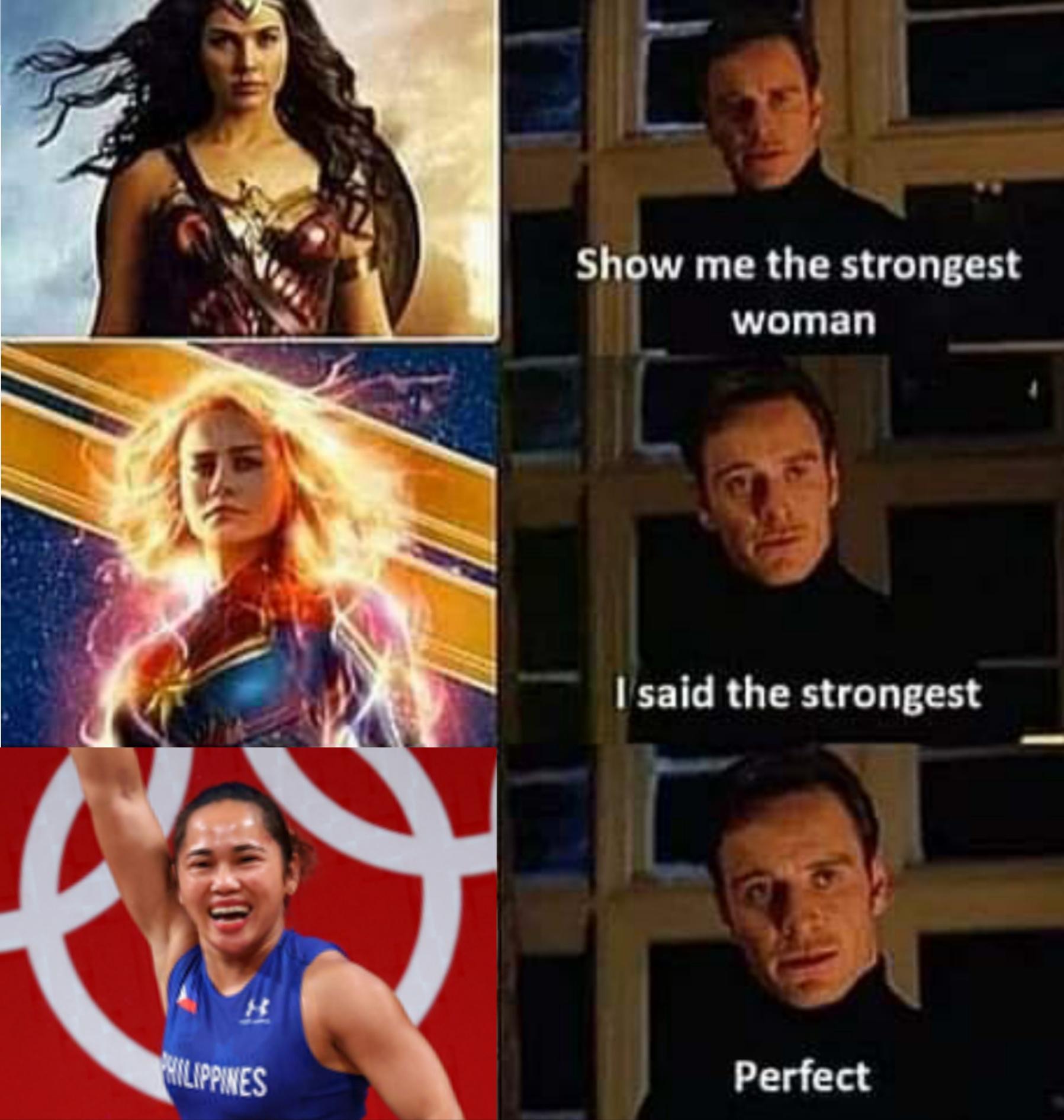 Show me the strongest woman