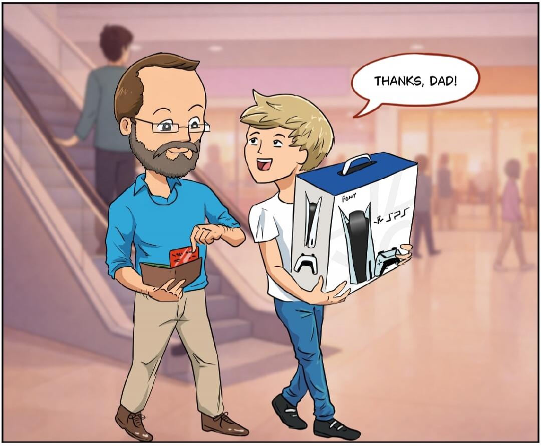 THANKS, DAD!