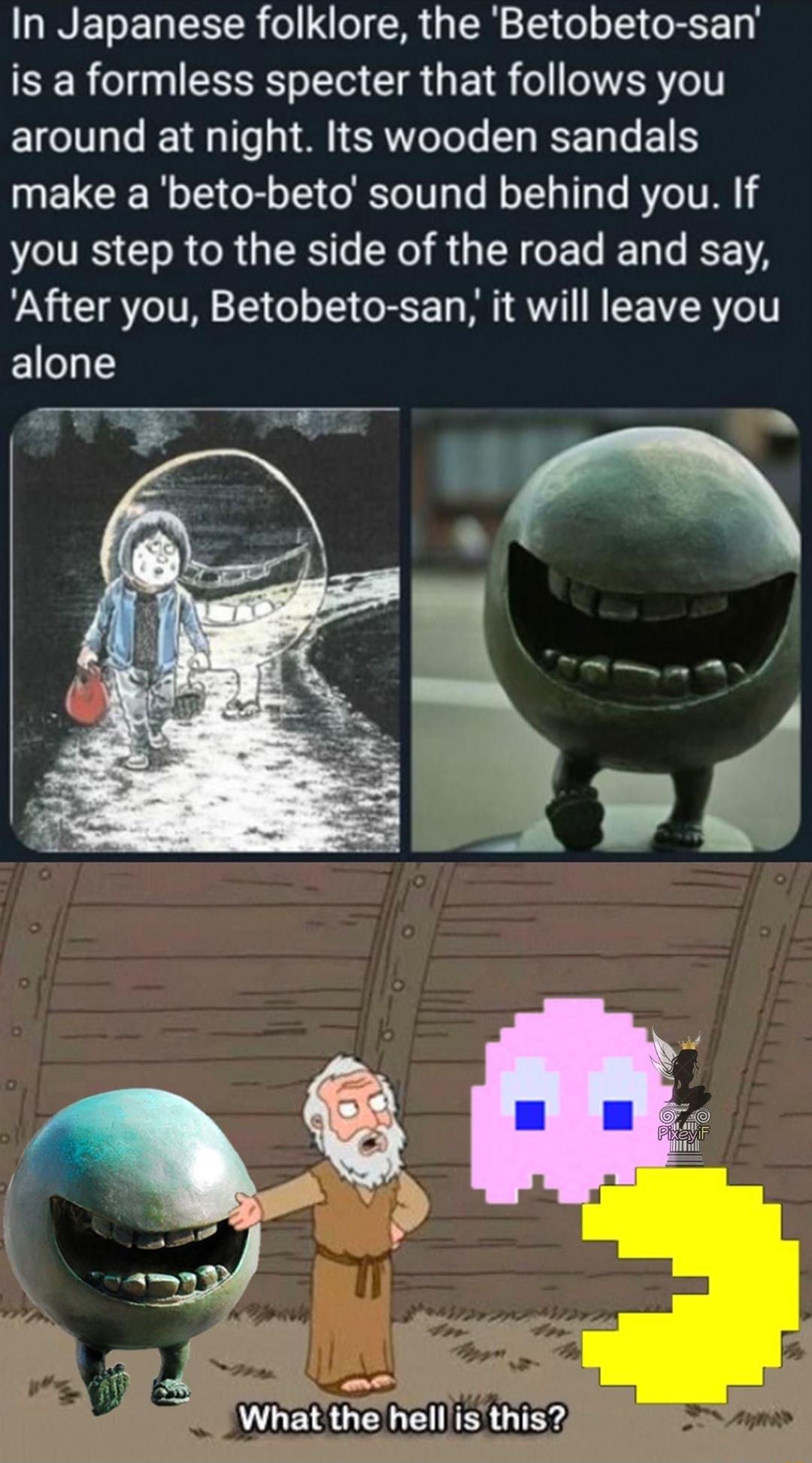 INETED TR o T M TN 1S eS RE I BRI EERS T IR G ETR o NER 1T around at night Its wooden sandals UELCE N T o8 o ORTeIT Ty e J o Ty T Te Y70 TV 1 SIS CIORGRG ST X R N E LR After you Betobeto san it will leave you alone B What the hellisthis