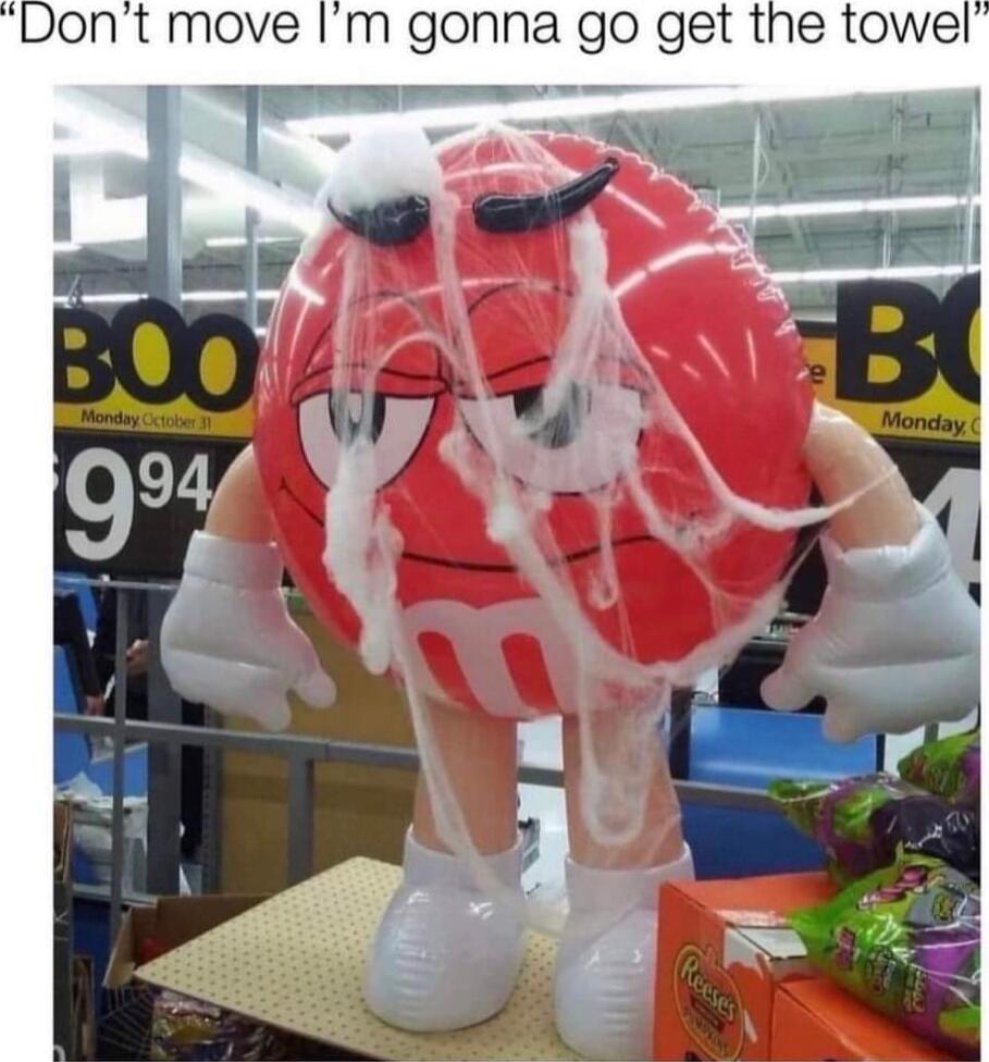 Dont move Im gonna go get the towel