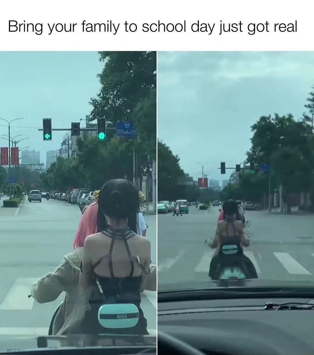 Bring your family to school day just got real