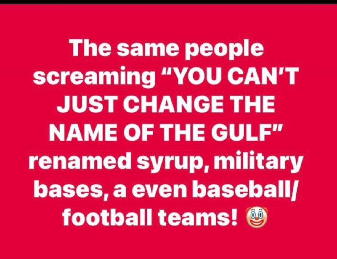 The same people screaming 