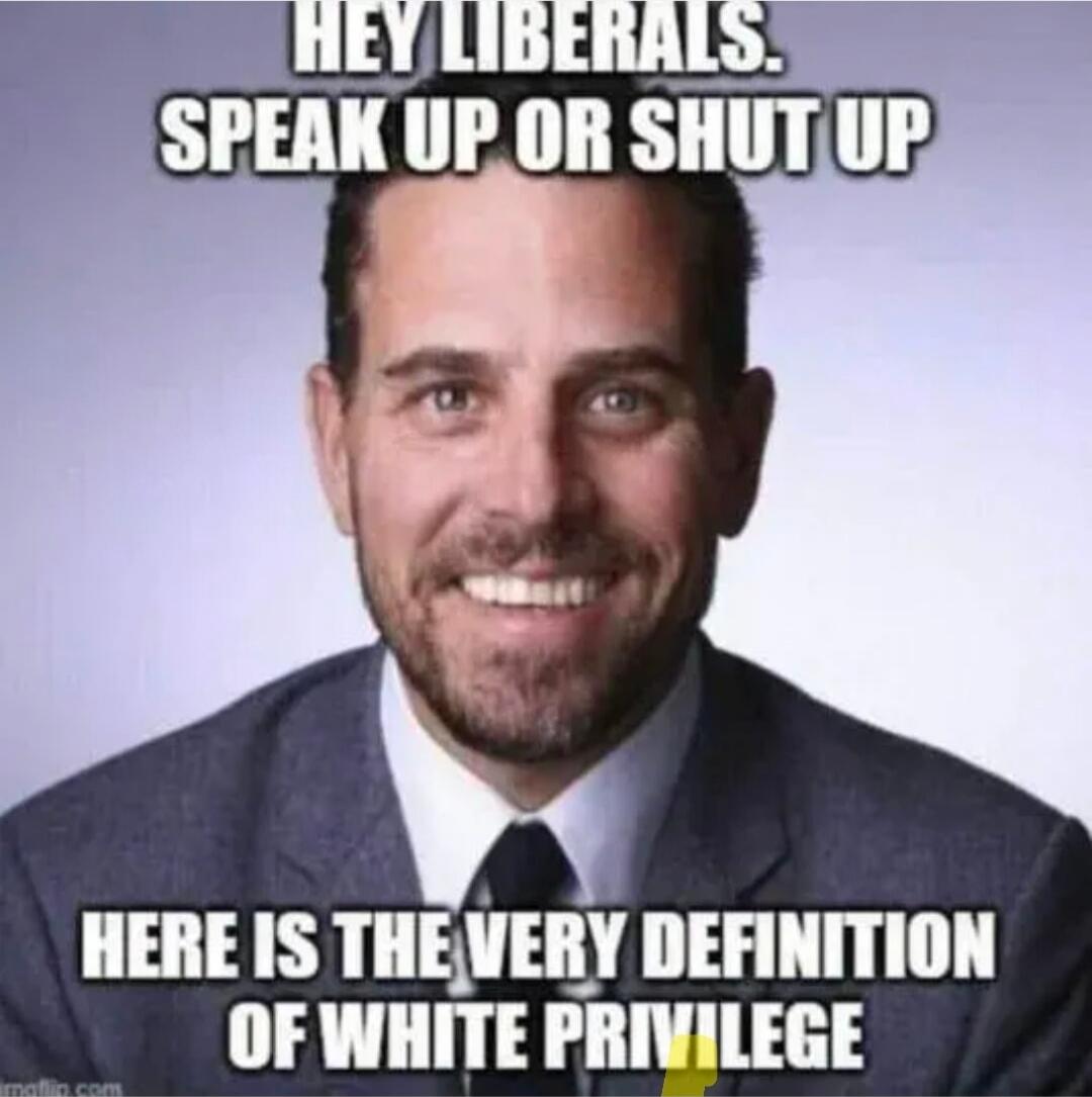 HEY LIBERALS. SPEAK UP OR SHUT UP HERE IS THE VERY DEFINITION OF WHITE PRIVILEGE