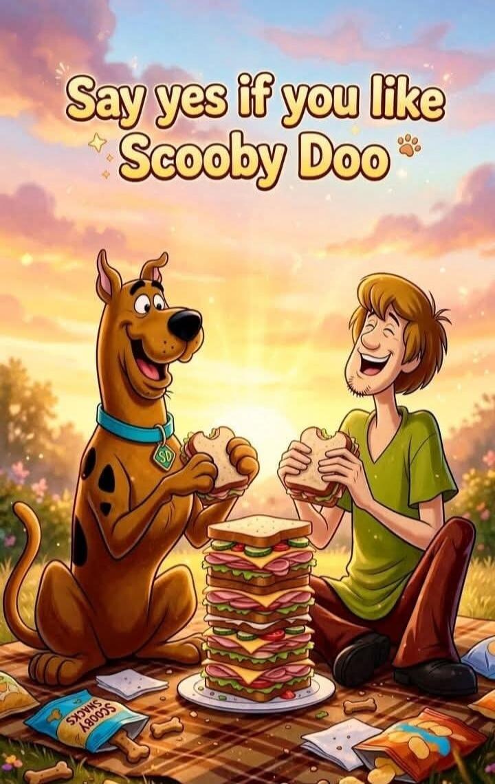Say yes if you like Scooby Doo