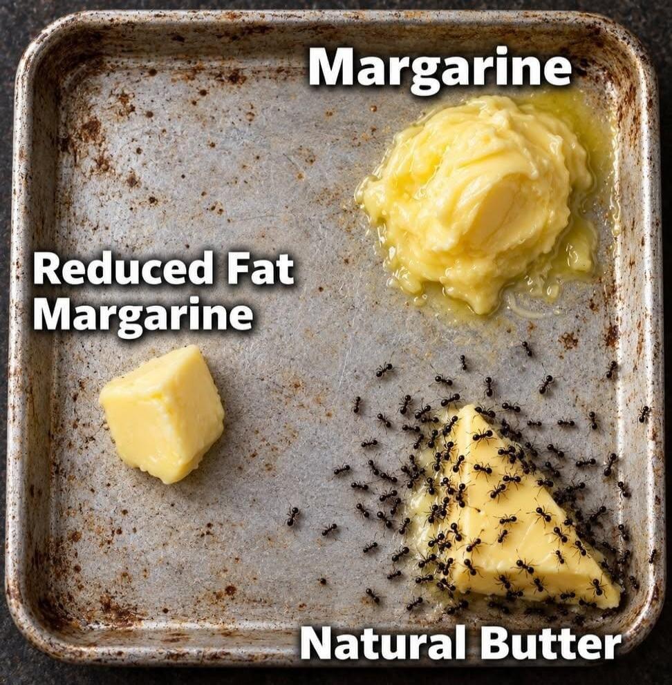 Margarine, Reduced Fat Margarine, Natural Butter