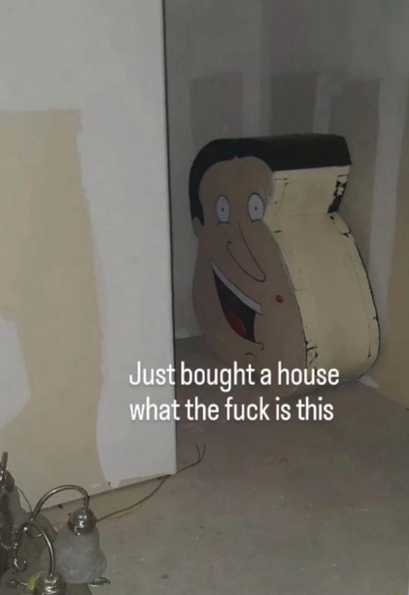 Just bought a house what the fuck is this