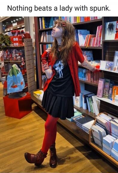 Nothing beats a lady with spunk.